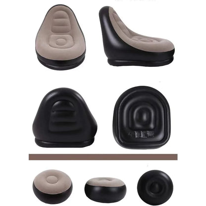 Inflatable Lounge Chair with Foot Stool
