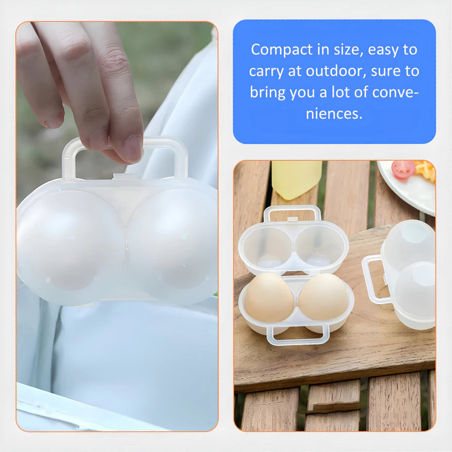 Two Compartments Egg Storage Box