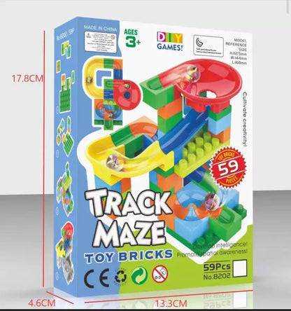 Track Maze Toy Bricks
