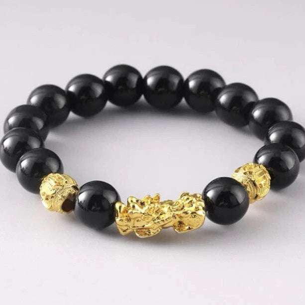 Black Obsidian Piyao Wealth Bracelet