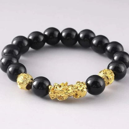 Black Obsidian Piyao Wealth Bracelet