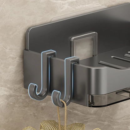 Wall-Mounted Soap Dish with Drain