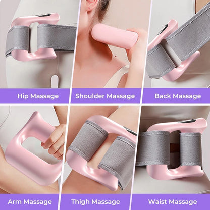 Full-Body Fascia Ring Massager with Belt for Fat Burning & Shaping