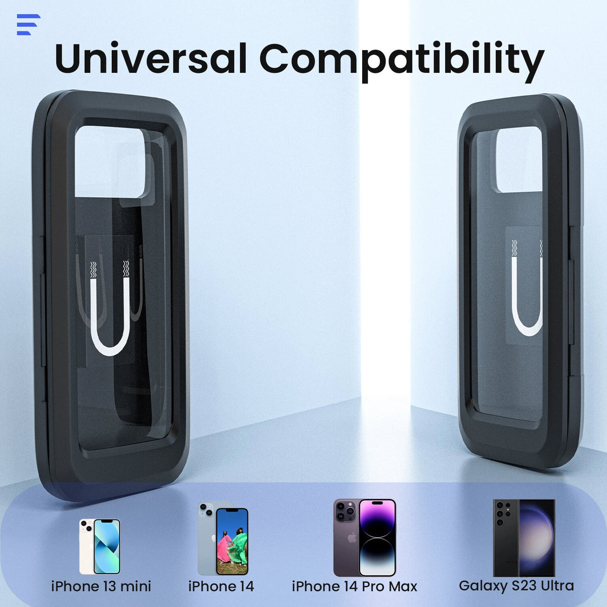 Adjustable Waterproof Motorcycle & Bicycle Phone Holder Case