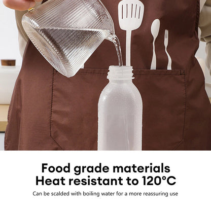 Leak Proof Condiments Squeeze Bottle 3PCS SET!