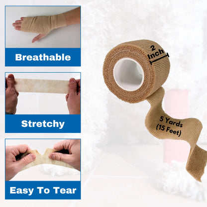Self-Adhesive Elastic Bandage Wrap