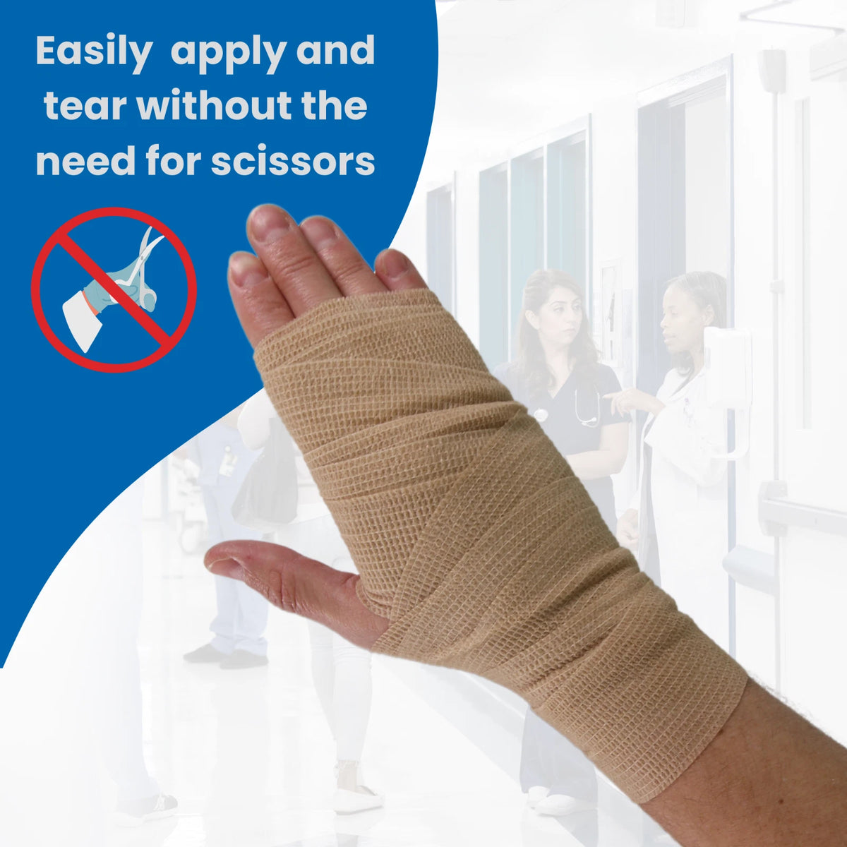 Self-Adhesive Elastic Bandage Wrap
