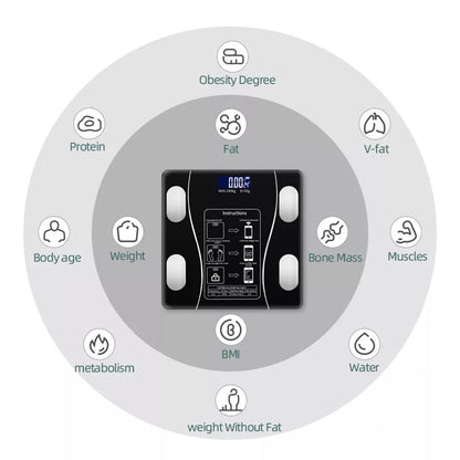 12-in-1 Bluetooth Body Fat Scale
