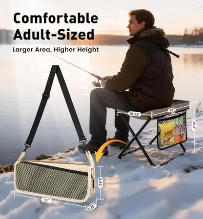 Portable Folding Stool with Carrying Bag