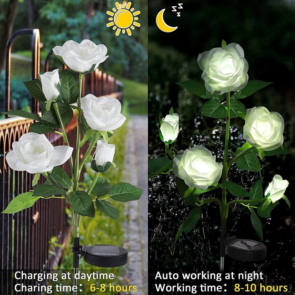 Solar Rose Garden Light