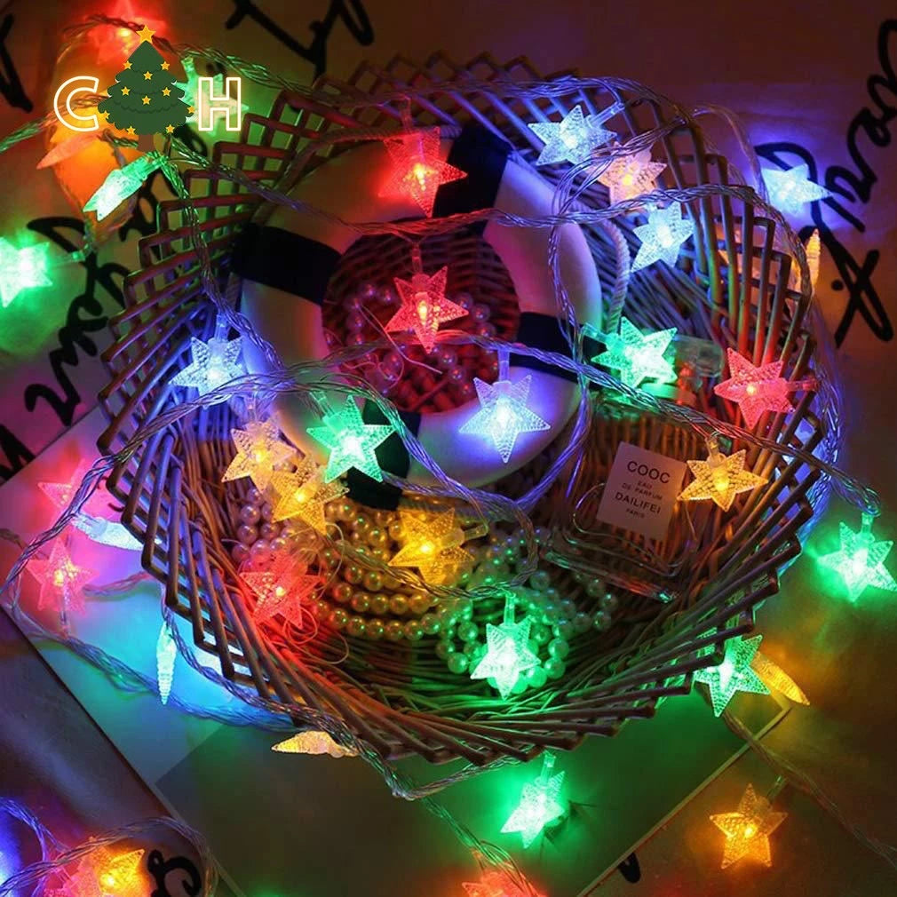 20 LED Solar Christmas String Lights