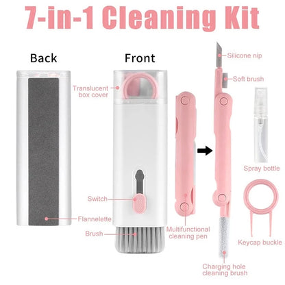 7-in-1 Keyboard Cleaner Brush Kit Cleaning Tools