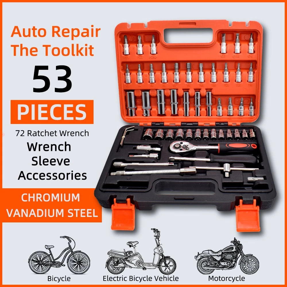 53-Piece Multifunctional Tool Set