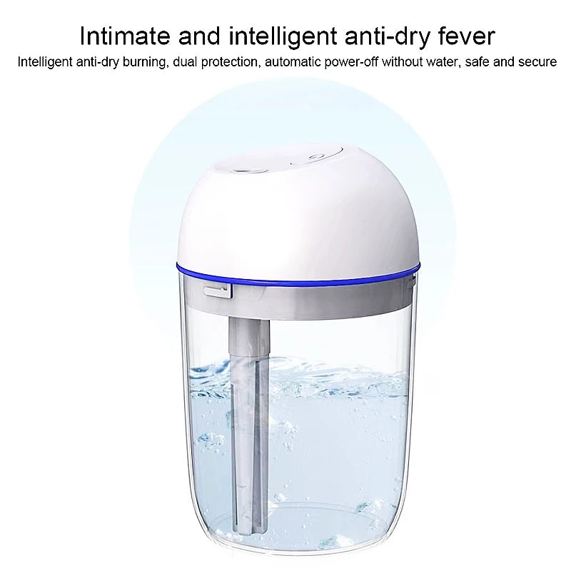 420ml Ultrasonic Aromatherapy Humidifier with LED Light