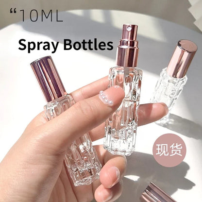 10ml Diamond Facet Mini Perfume Refillable Glass Bottle