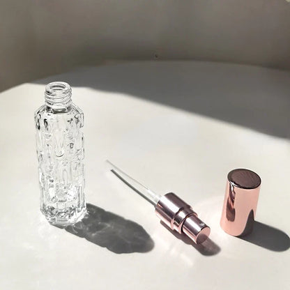 10ml Diamond Facet Mini Perfume Refillable Glass Bottle