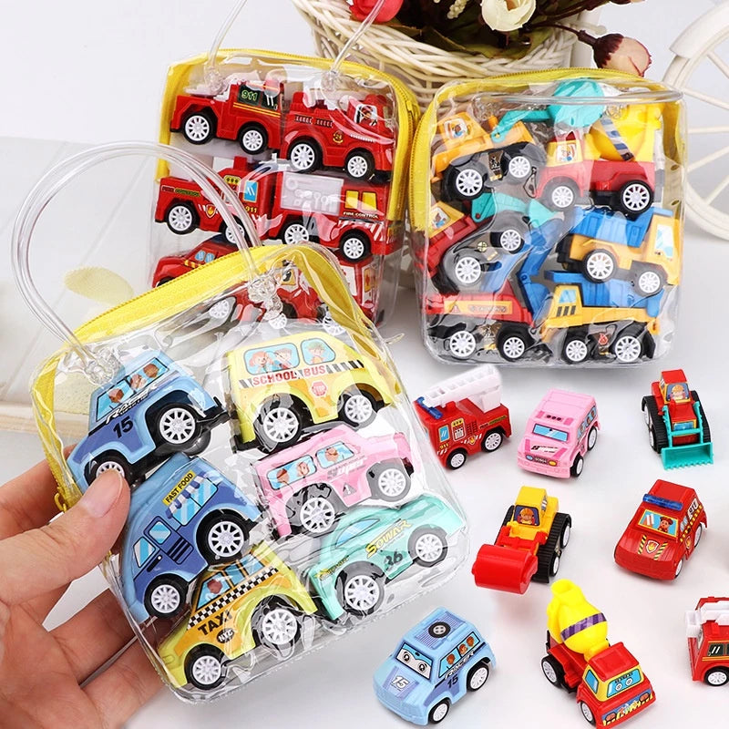 6PCS/Set Mini Pull Back Car Toys