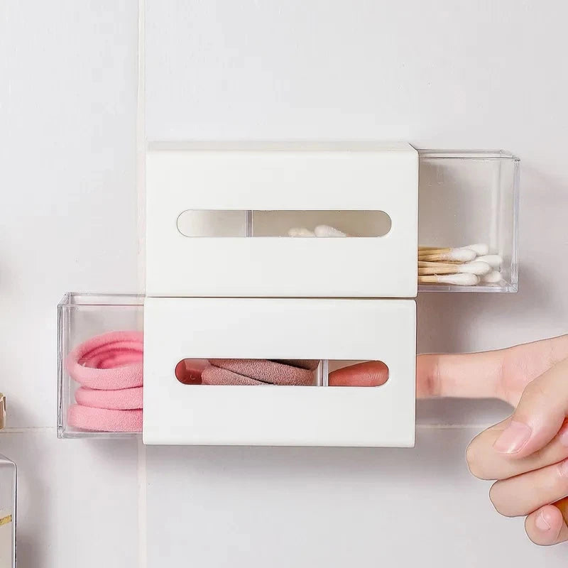 Wall Mounted Mini Drawer with Adhesive