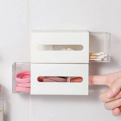 Wall Mounted Mini Drawer with Adhesive