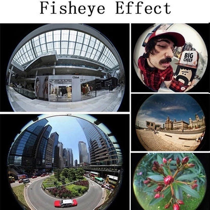 Universal 3in1 Fish Eye + Wide Angle + Macro Camera Mobile Phone Clip-on Lens