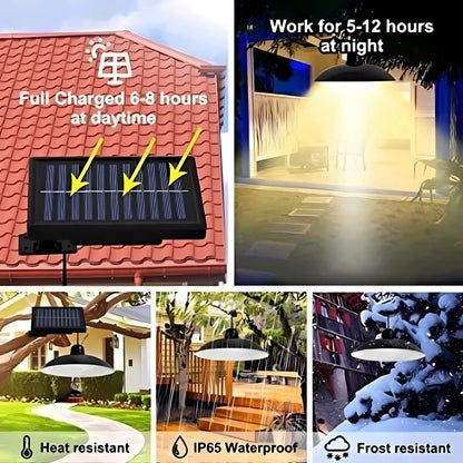 Solar Pendant Light With Remote Control