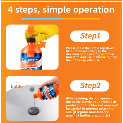 High Efficiency Pipe Unclogging Agent 500ml