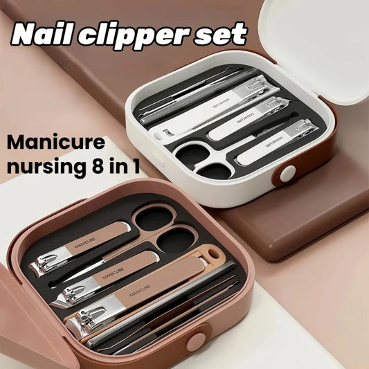 Portable Nail Care Set with Carry Case