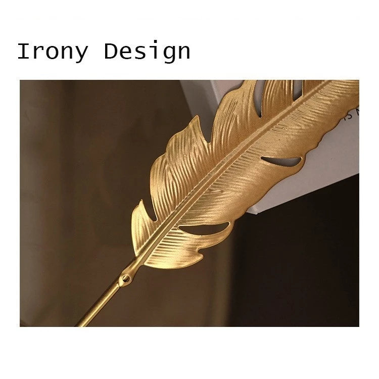 Gold Metal Leaf Decor