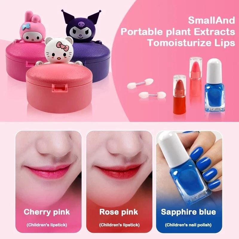 Kuromi Washable & Non-toxic Cosmetic Kit for Kids
