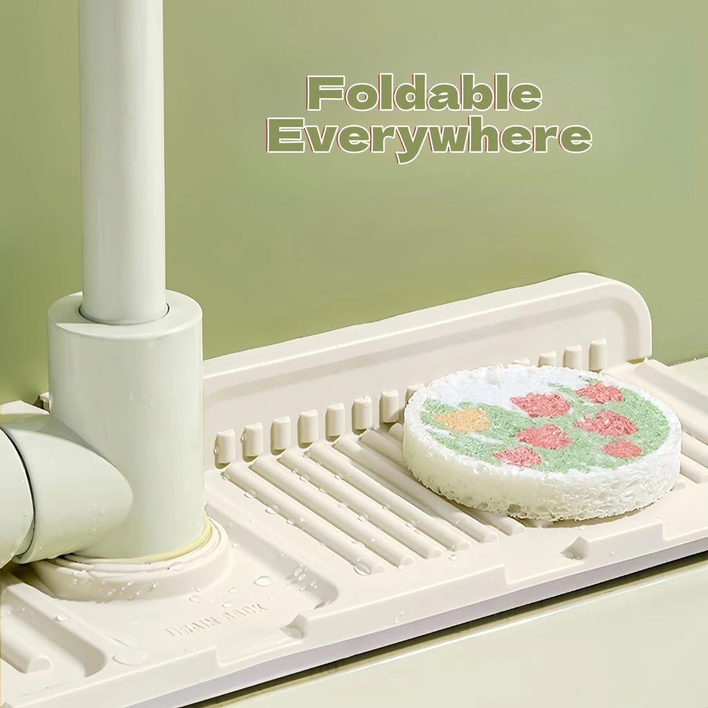 Silicone Faucet Splash Guard  Drain Pad