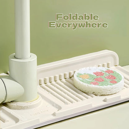 Silicone Faucet Splash Guard  Drain Pad