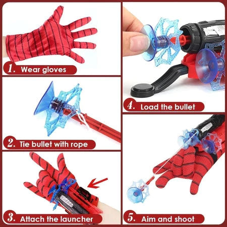 Spiderman Mask and Glove Launcher Set