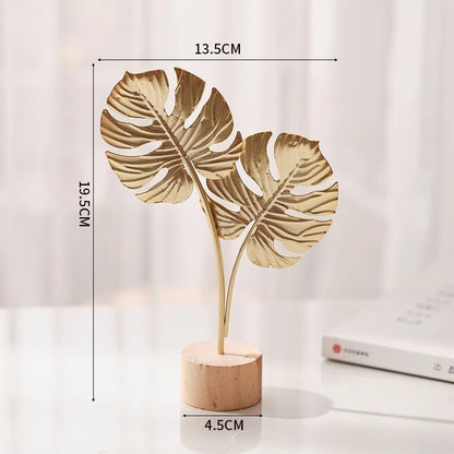 Gold Metal Leaf Decor