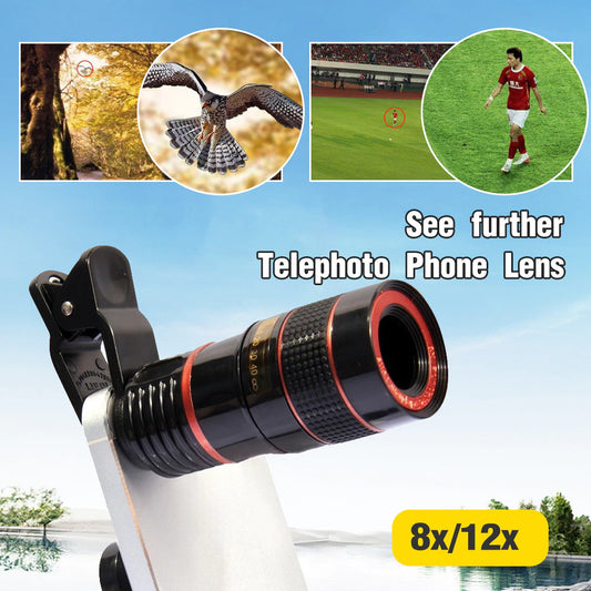 12X High Clarity Zoom Mobile Phone Telescope