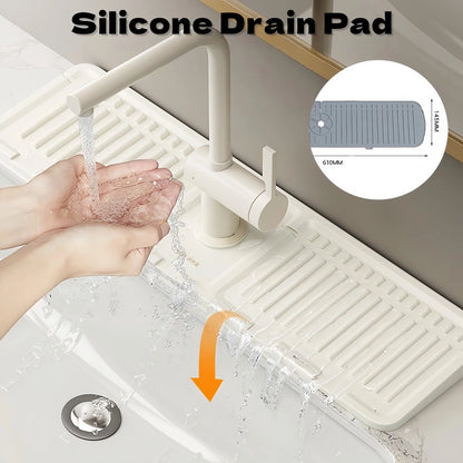 Silicone Faucet Splash Guard  Drain Pad