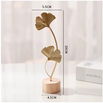Gold Metal Leaf Decor