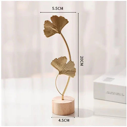 Gold Metal Leaf Decor