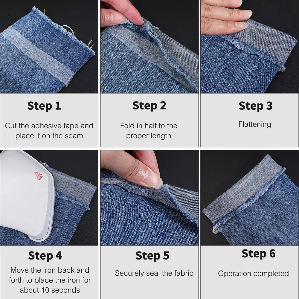 Hot Melt Double-Sided Nonwoven Fabric Adhesive for DIY Sewing