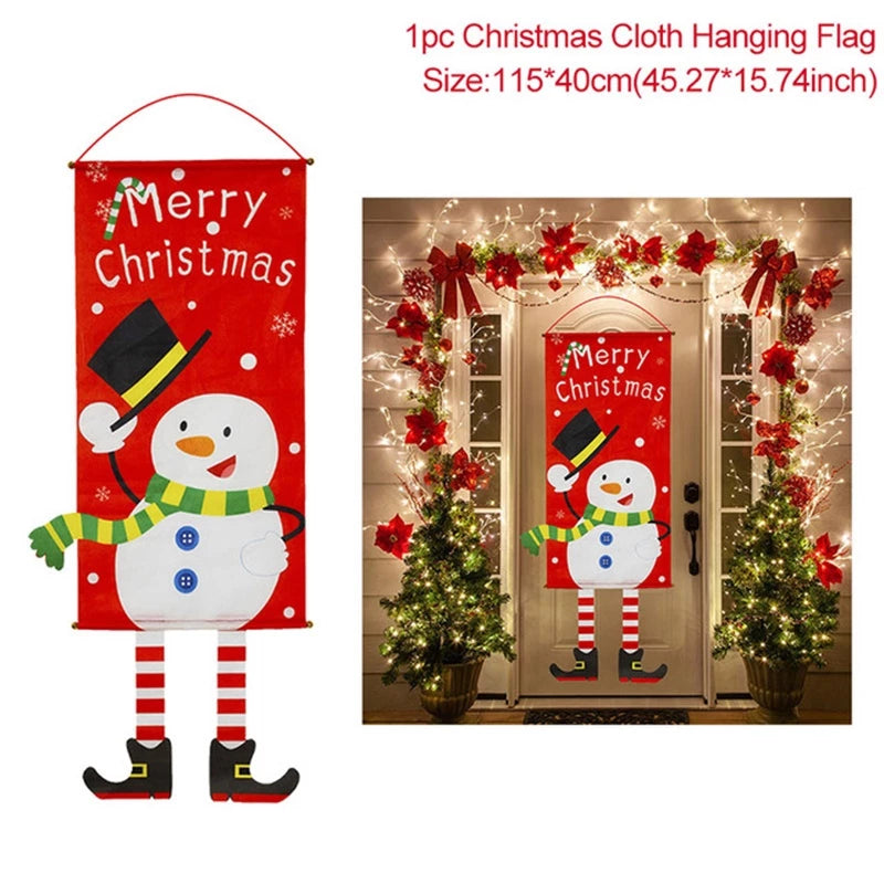 Christmas Door Hanging Banner