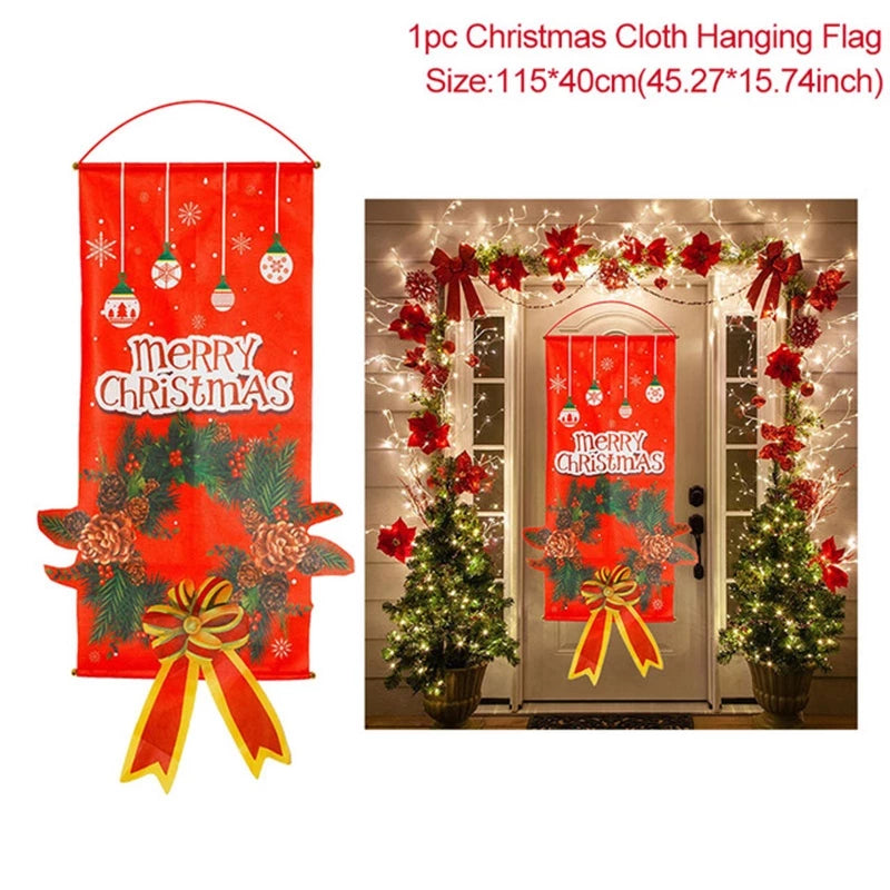 Christmas Door Hanging Banner