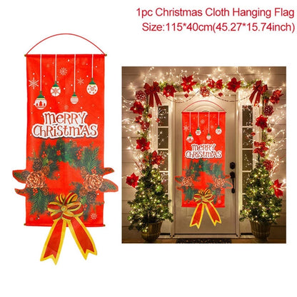 Christmas Door Hanging Banner