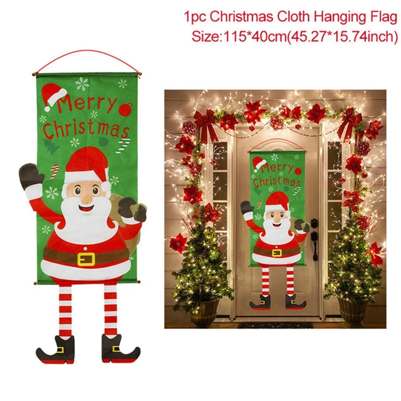 Christmas Door Hanging Banner