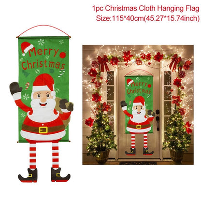 Christmas Door Hanging Banner
