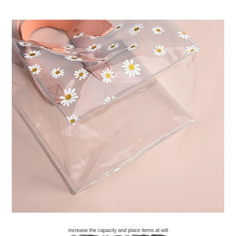 Little Daisy Transparent PVC Clear Gift Bag