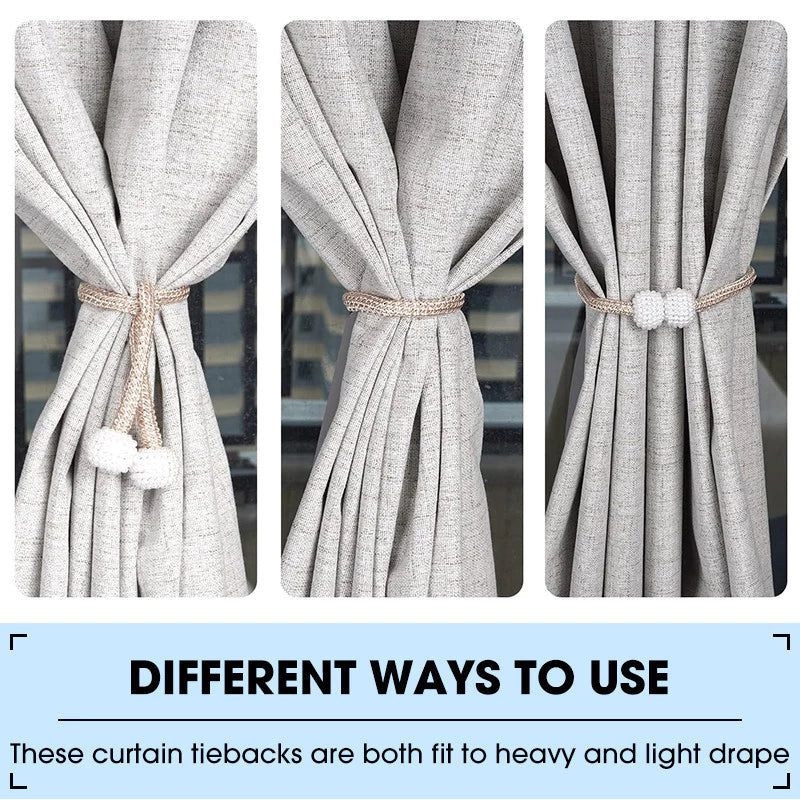 Magnetic Curtain Tiebacks
