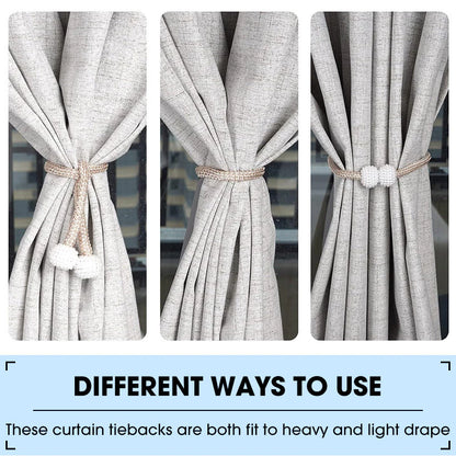 Magnetic Curtain Tiebacks