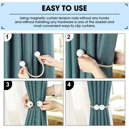 Magnetic Curtain Tiebacks