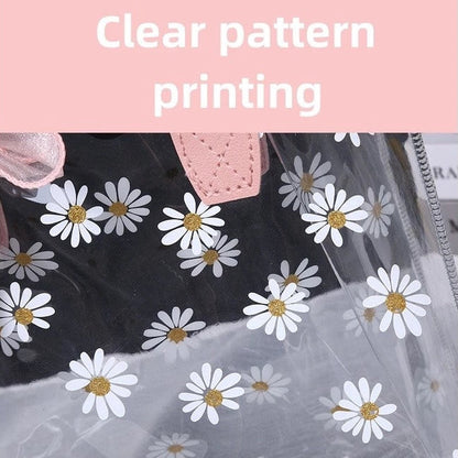 Little Daisy Transparent PVC Clear Gift Bag