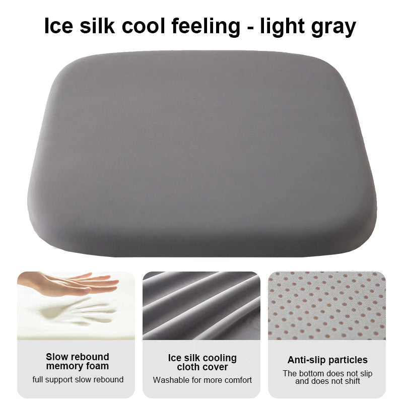 Ice Silk Memory Foam Seat Cushion