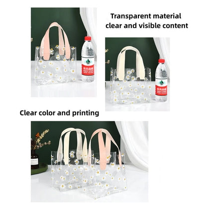 Little Daisy Transparent PVC Clear Gift Bag